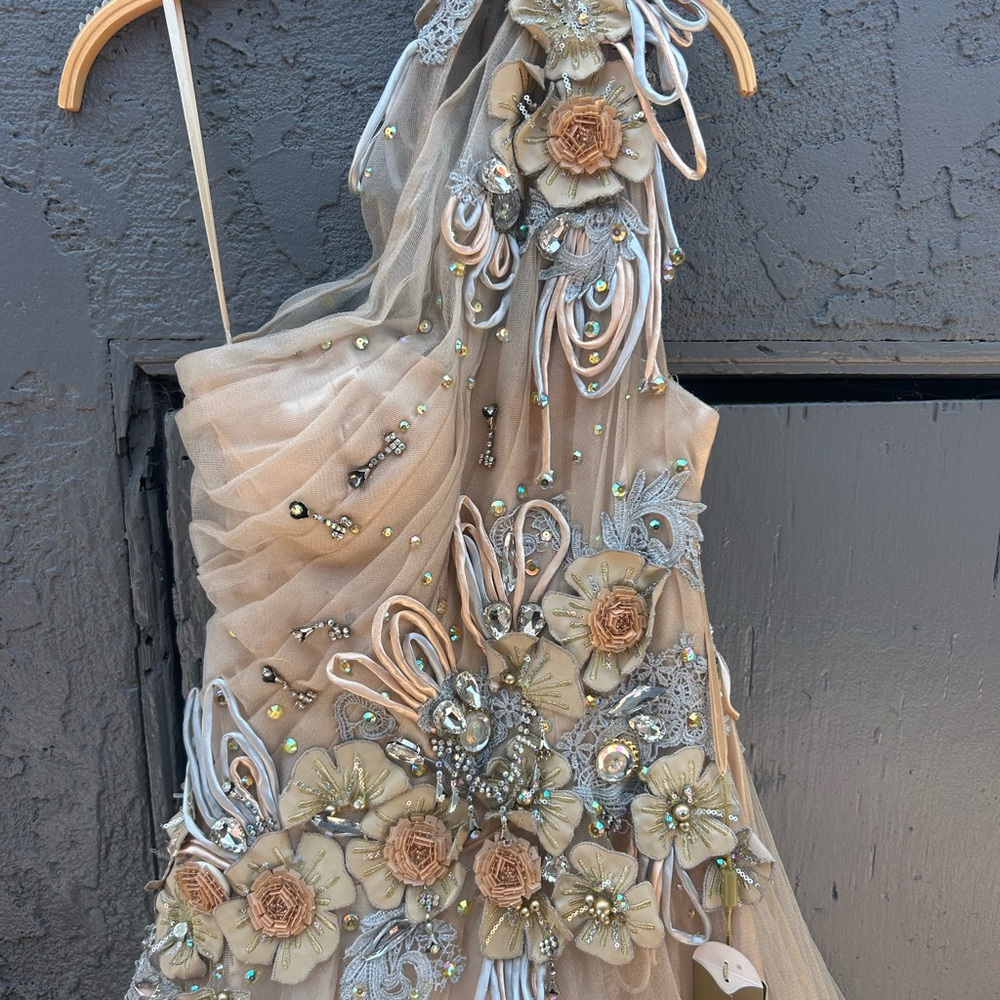 Elegant Floral Embellished Gown